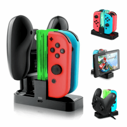 Opard Nintendo Switch Controller Ladestation mit 4 Slots 🎮🔋