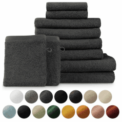 Angebot: Premium Frottier Handtücher Set 10 teilig 🛁🔥