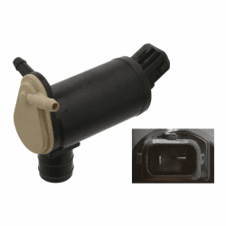 🚗 febi bilstein 06084 Waschwasserpumpe für Scheibenreinigungsanlage, 1 Stück 🚿
