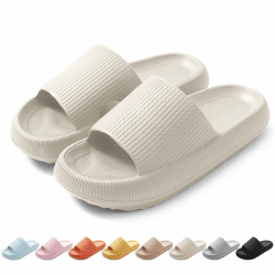 🌈 HEOAARG Badelatschen Herren Damen Wolke Badeschuhe Rutschfest Cozislides Slippers Flip Flops