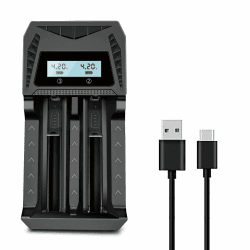 🔋 POWOBEST Universal-Ladegerät für wiederaufladbare Batterien mit USB-C-Kabel 🔌