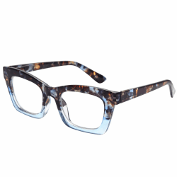 👓 EyeOrion Damen Lesebrillen 1er-Pack mit quadratischen Gläsern und Federscharnieren