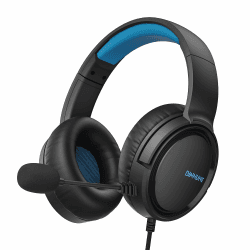 🎮 BINNUNE PS4 Headset: Gaming Kopfhörer mit Mikrofon und Noise Cancelling - Blau