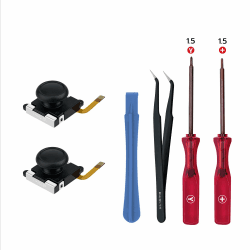 Wigearss Hall Effekt Stick 3D Sensor Analog Joystick Ersatz und Reparatur Werkzeuge Kit für NS Switch/Switch OLED/Switch Lite Joy-con Controller, Kein Drift 🎮🔧