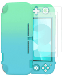 🎮🔵🟢 TiMOVO Hülle für Nintendo Switch Lite - Stoßfeste Schutzhülle + Zubehör 🟢🔵