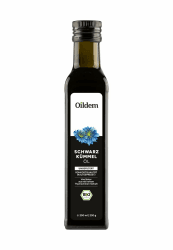 Oildem Bio Schwarzkümmelöl, Ungefiltert, 250ml, Kaltgepresst 🌿🌟