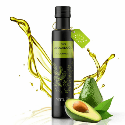 Natulio BIO Avocadoöl kaltgepresst 250ml - zur Ernährung und Hautpflege 🥑🌿