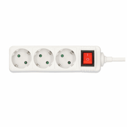 🔌🔋 UNITEC Tischsteckdose 3fach mit Schalter 1,4m weiß - Nur 2.48€ + kostenloser Versand!