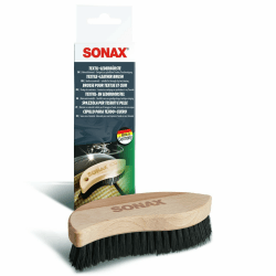 SONAX Textil+LederBürste - Spezialreinigungsbürste für Textilien und Leder