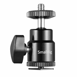 🌟 Angebot: SMALLRIG Mini Stativkopf Kugelkopf mit 1/4 Blitzschuhadapter - 761