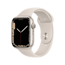 🌟🌟🌟 Super Deal 🌟🌟🌟 Apple Watch Series 7 (GPS, 45MM) Aluminiumgehäuse Polarstern mit Polarstern Sportarmband (Generalüberholt)