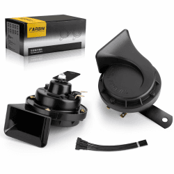 🚛🔊 FARBIN Hörner Loud Truck Dual-Tone Air Horn Wasserdichte Zug Horn Kit - 12V Fahrzeuge