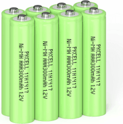 🔋🌞 8 Stück PKCELL AAA wiederaufladbare Batterien für Solar Lichter - 30% vorgeladen!