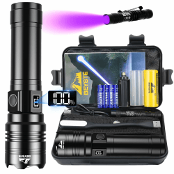 Taschenlampe LED Aufladbar 500000 Lumen - Outdoor Notfälle