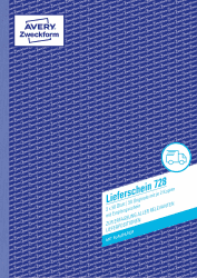🔖 AVERY Zweckform 728 Lieferscheine (DIN A4) 3x50 Blatt - Weiß/Gelb/Rosa