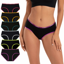 🌟 INNERSY Damen Baumwolle Unterhosen 6er Pack - Bequeme Hipster Unterwäsche