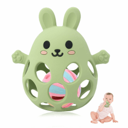 👶🦷 Sichy Montessori Beißring & Rassel für Babys - Beißring Baby, Babyspielzeug 0-6 Monate 🎁
