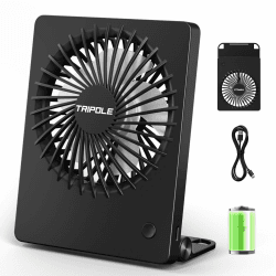 🌀 Schreibtisch Ventilator Batteriebetrieben: Tragbar & Leise 🌀