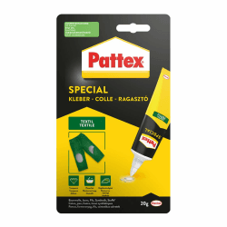 Pattex Spezialkleber Textil - Wasch- & bügelbeständiger Stoffkleber 🧵