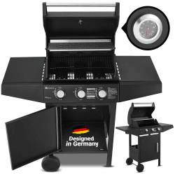 Juskys BBQ Gasgrill Louisiana 3 Brenner 8,1 kW 🌭🔥