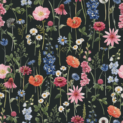 VaryPaper Selbstklebende Tapete Blumen Rosa 44.5cmx200cm 🌺 Vintage Klebefolie Möbel - Fototapete Schlafzimmer Wohnzimmer Schrank
