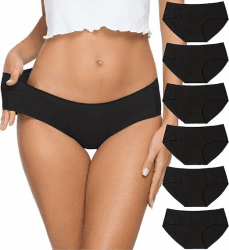 ALTHEANRAY Damen Unterwäsche Baumwolle Nahtlose Hipster Bikini Briefs Panties 6er Pack 🩲