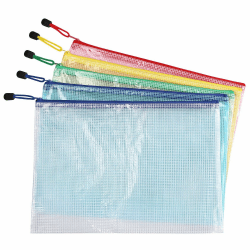 Vicloon Zip File Bag, A4 Größe Portable Mesh Dokument Tasche 🌈