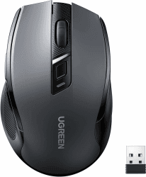 🖱️ UGREEN 2.4G Kabellose Maus mit 4000 DPI - Ergonomisches Design und leise Funkmaus