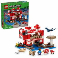 LEGO Minecraft Das Pilzkuh-Haus 21270 🌟 Bauspielzeug für Kinder ab 8 Jahren