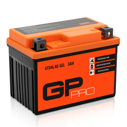 🔋 GP-PRO GP-001 12V GEL 5Ah Motorrad Batterie GTX4L-BS - Kompatibel mit YTX4L-BS YTX5L-BS