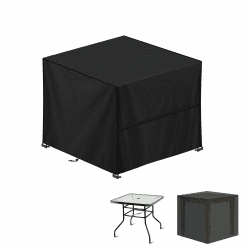 LAMUNI Abdeckhaube Gartenmöbel 80x80x80cm ✨ Wasserdichte Schutzhülle für Gartentisch ✨