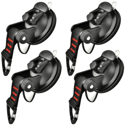 Saugnapf Camping Set - 4 Stück Saugnapf Haken 🏕️