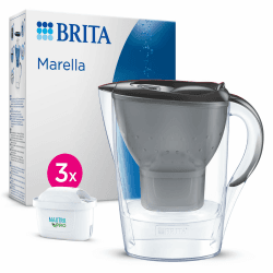 🌟 Super Deal! Brita Filterkanne Marella +3 Maxtra Pro PP grau Polypropylen 2,4 l 150 l 🌟