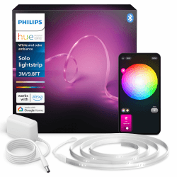 🌟 Philips Hue Indoor 3m Smart LED Solo Lightstrip Basis-Set 🌈