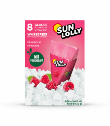 Angebot: Sun Lolly Wassereis Himbeere 8 Stk 🍇🍦