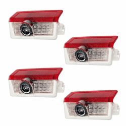 🚗🌟 4er-Set LED-Türprojektionsleuchten mit HD-Ghost Shadow Auto-Begrüßungslicht
