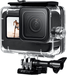 FitStill 60M/196FT Wasserdichtes Gehäuse für Go Pro Hero12/11/10/9 Black 📷🌊