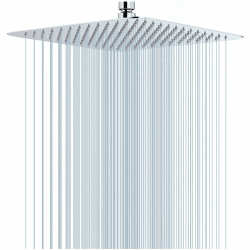 🚿 AUYI Regendusche Duschkopf 12 Zoll Edelstahl Quadratisch 30 * 30cm (Silber) 🌟