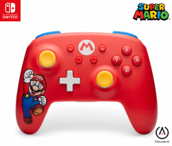 🎮🔥 Kabelloser PowerA-Controller für Nintendo Switch - Mario-Freude, Gamepad, Spiele-Controller 🎮🔥