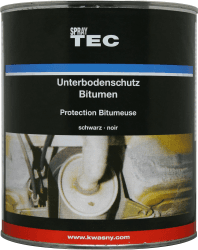 AutoK Unterbodenschutz - Unterbodenschutz Bitumen Streichlack, 2500 g, schwarz ⚫️🔒