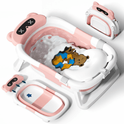 🛁👶🐻 Faltbare Babybadewanne - Ideale Babywanne für Neugeborene!
