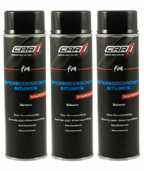 🚗🔧 3 x 500ml CAR1 Unterbodenschutz Bitumen Versiegelung UBS Steinschlagschutz CO 3612