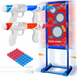 🎯 DX DA XIN Bewegliche Zielscheibe Set - Schießspiele für Kinder mit Spinne 🕷️