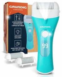 🌟 Premium Grundig Hornhautentferner elektrisch Pro - Schnell und bequem Hornhaut entfernen ohne Bücken