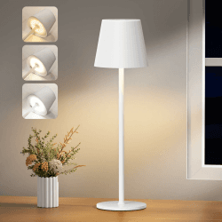 🌟 Tischlampe Kabellos - Dimmbare Tischleuchte Akku LED 🌙