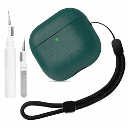 Premium Teyomi TPU Hülle für Apple AirPods 4 - Dunkelgrün 🎧🌿