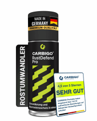 Carbigo RustDefend PRO Rostumwandler Spray 400 ml 🌟 Rostschutzgrundierung 🚗 Langzeit Korrosionsschutz
