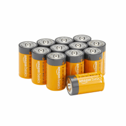 🔋 12er-Packung Alkali-Batterien Typ D, 1,5V, 5 Jahre lagerfähig - 12 Stück
