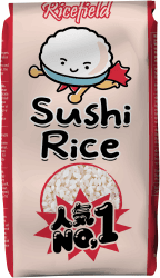 🍣 RICEFIELD Sushi Reis, Rundkorn, Japonica - 1 x 1 kg 🍚
