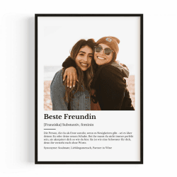 PULSE of HOME Beste Freundin Geschenke Personalisiert - Geburtstagsgeschenk für deine beste Freundin